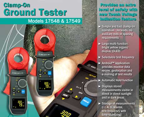 Clamp-On Ground Resistance Tester